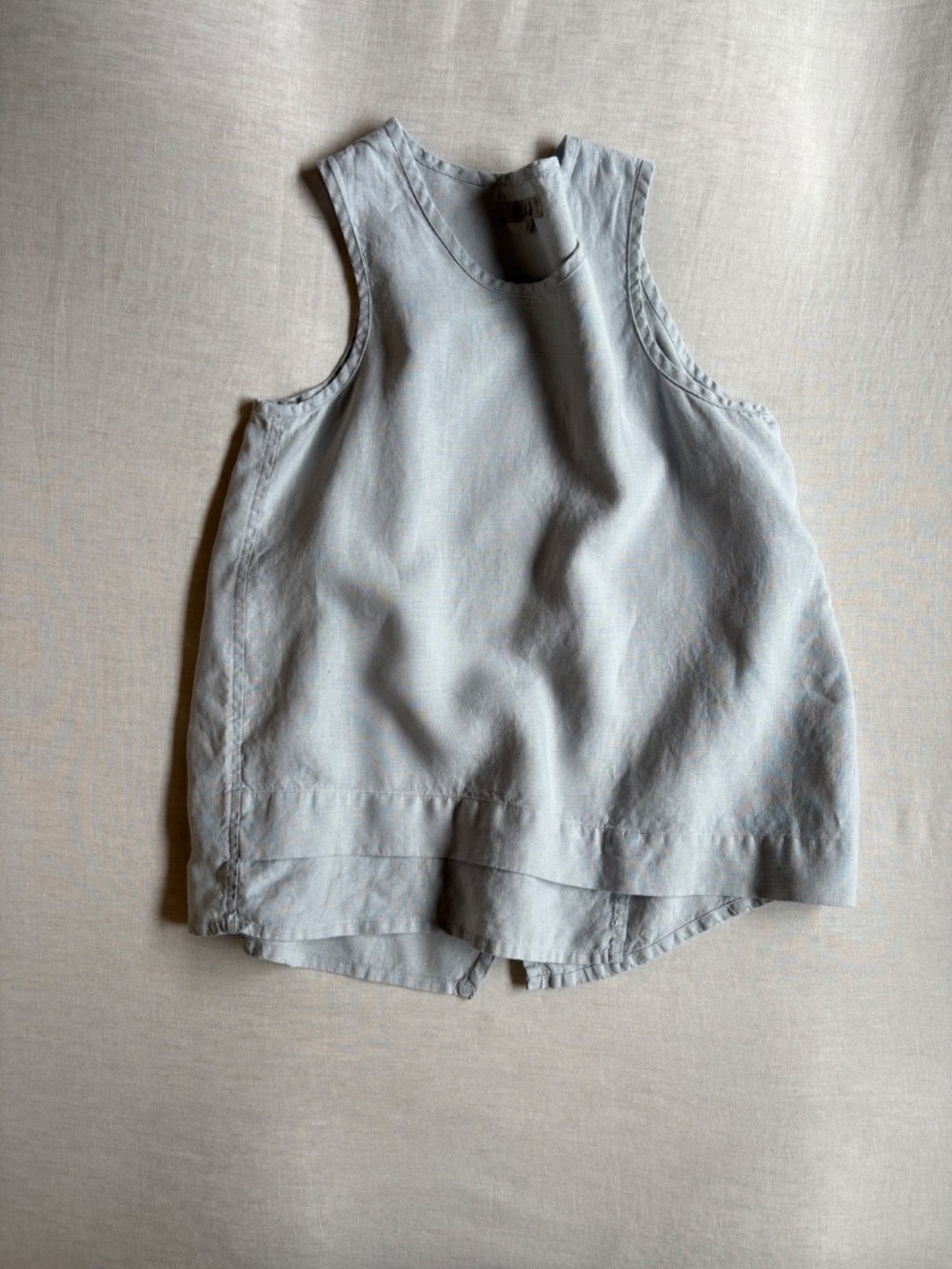 Flax Linen Sleeveless Top